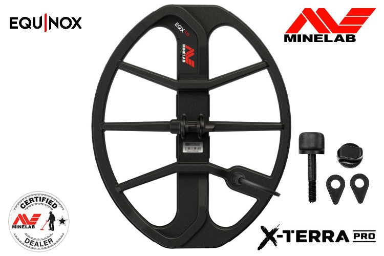 Metalldetektor Minelab Equinox 900 mit zusätzlicher EQX15 Suchspule