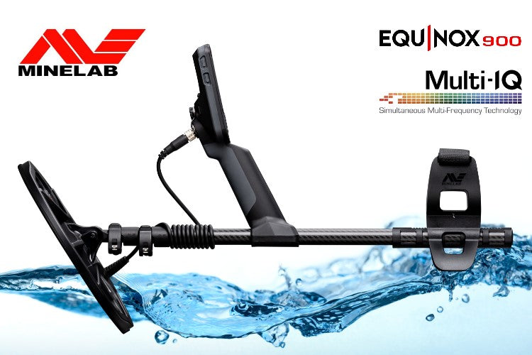 Metalldetektor Minelab Equinox 900 mit zusätzlicher EQX15 Suchspule