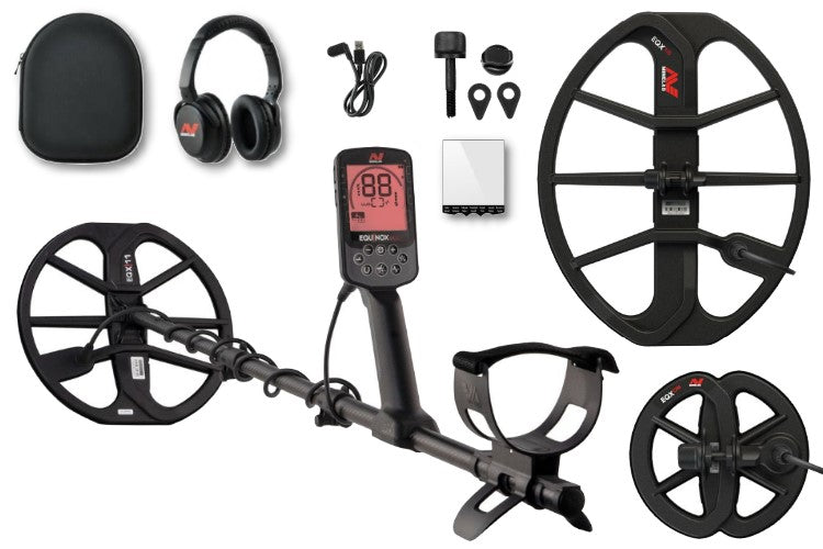 Metalldetektor Minelab Equinox 900 mit zusätzlicher EQX15 Suchspule