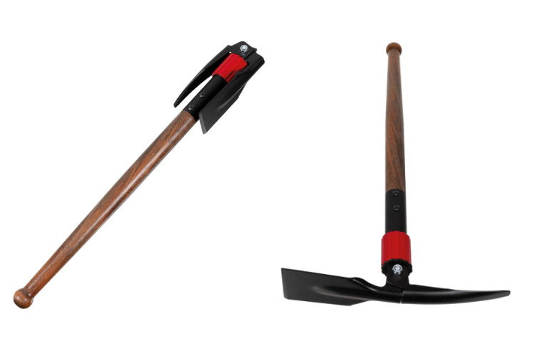 Klappbarer Grabepickel für Schatzsucher