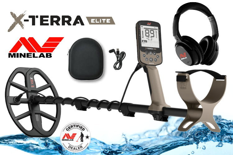 Minelab X-Terra Elite Metalldetektor mit Funkkopfhörer ML-85