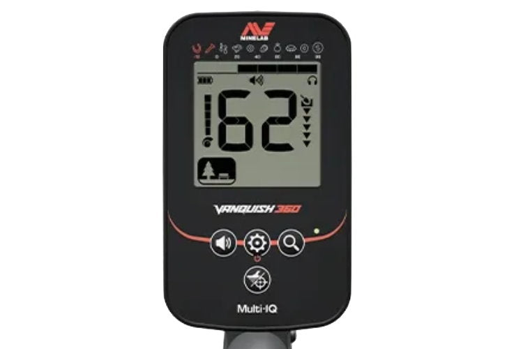 Metalldetektor Minelab Vanquish 360 Display